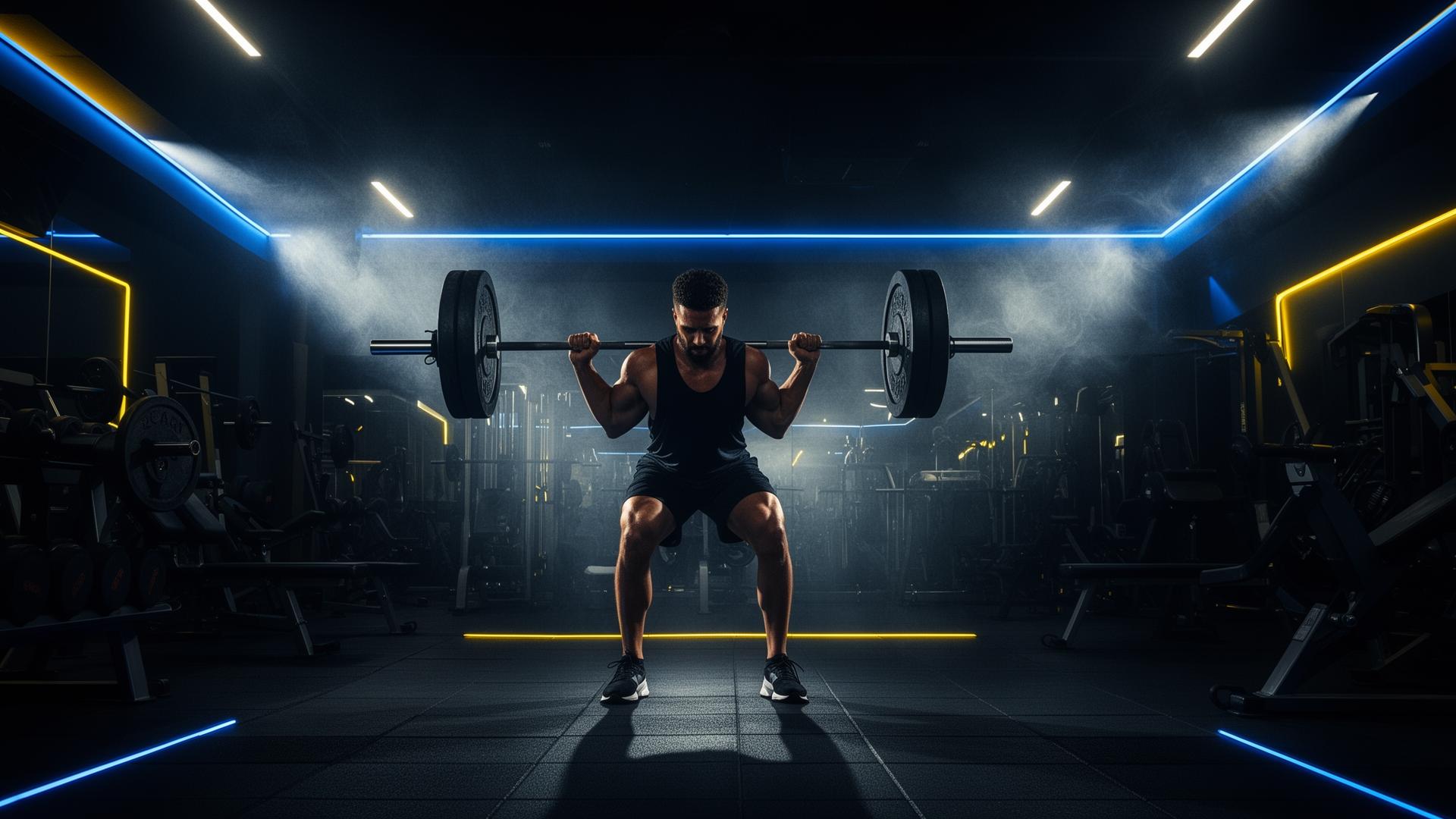 Premium gym interior